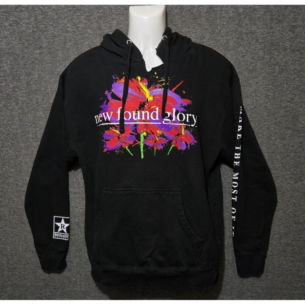 New Found Glory Band Hoodie Adult Large Black Make The Most Of It Punk Rock